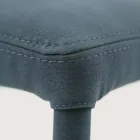 Sedia da Pranzo Completamente Rivestita in Similpelle Made in Italy - Eloi Viadurini