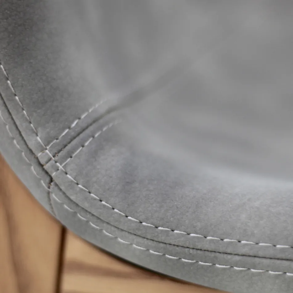 Sedia da Pranzo con Braccioli in Legno di Frassino Made in Italy - Betsy Viadurini