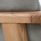 Sedia da Pranzo con Braccioli in Legno di Frassino Made in Italy - Betsy Viadurini