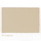 Sedia da Pranzo con Braccioli in Pelle Color Ghiaccio Made in Italy - Lyanne Viadurini