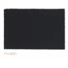 Sedia da Pranzo con Braccioli Rivestita in Pelle Nera Made in Italy - Meyer Viadurini