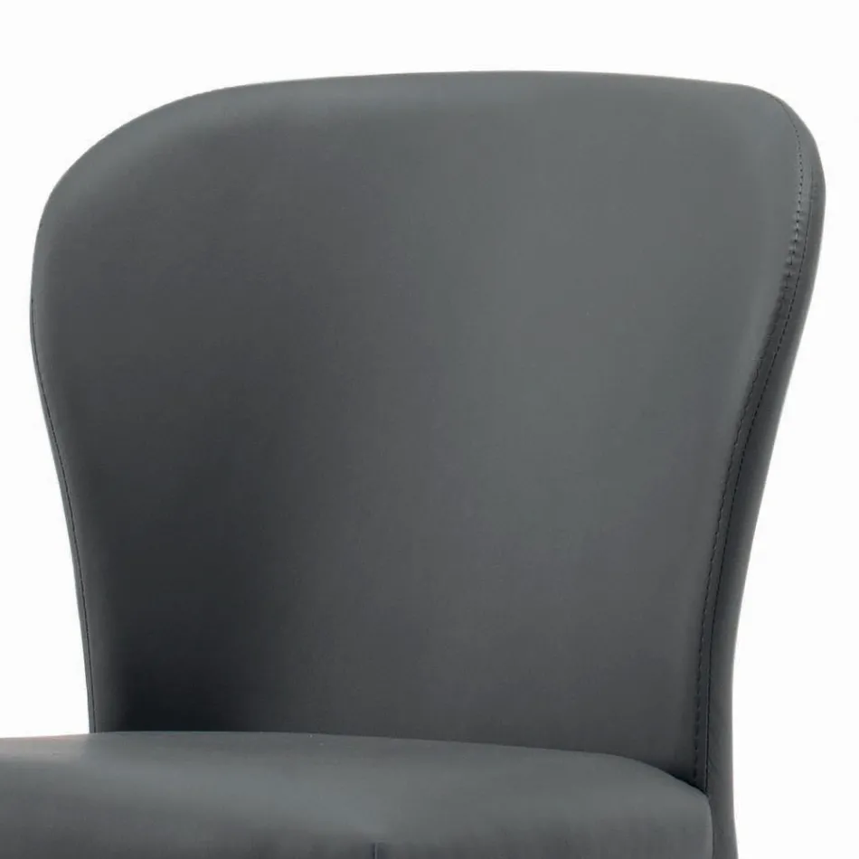 Sedia da Pranzo con Seduta e Gambe Rivestite Made in Italy - Verona Viadurini