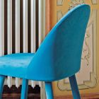 Sedia da Pranzo di Design Rivestita in Tessuto Lavabile Made in Italy - Trilly  Viadurini