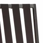 Sedia da Pranzo Esterno in Alluminio e Corda Design di Lusso 3 Finiture - Julie Viadurini