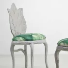 Sedia da pranzo imbottita di design moderno, made in Italy, Daniel Viadurini