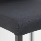 Sedia da Pranzo in Tessuto con Schienale Alto Made in Italy - Orietta Viadurini