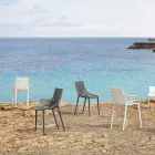 Sedia da Pranzo per Esterno in Plastica Impilabile 4 Pezzi - Ibiza by Vondom Viadurini