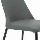 Sedia da Soggiorno con Gambe in Acciaio o Legno Made in Italy - Firenze Viadurini