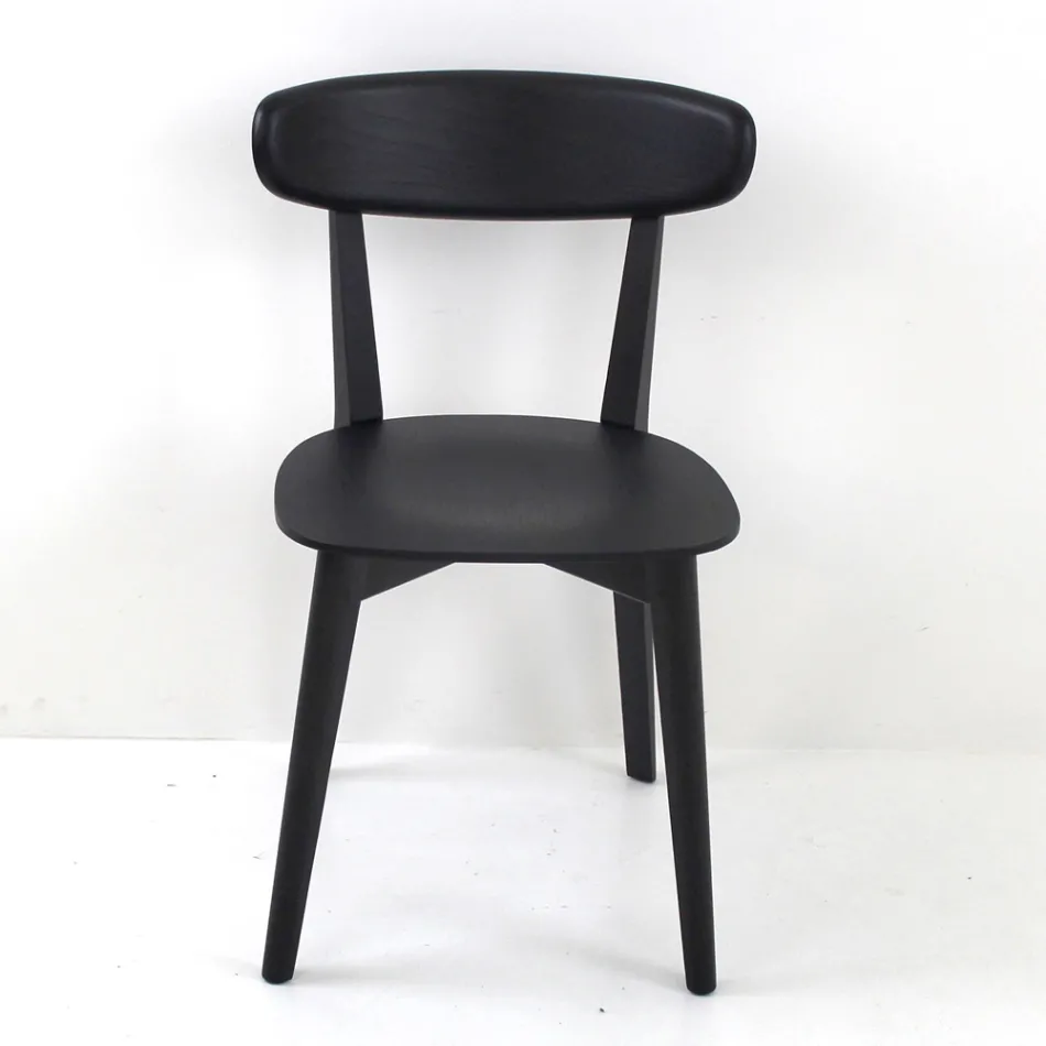 Sedia da Soggiorno in Legno di Frassino Made in Italy - Eryn Viadurini