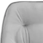 Sedia da Soggiorno in Legno Laccato e Seduta in Velluto Made in Italy - Attendo Viadurini