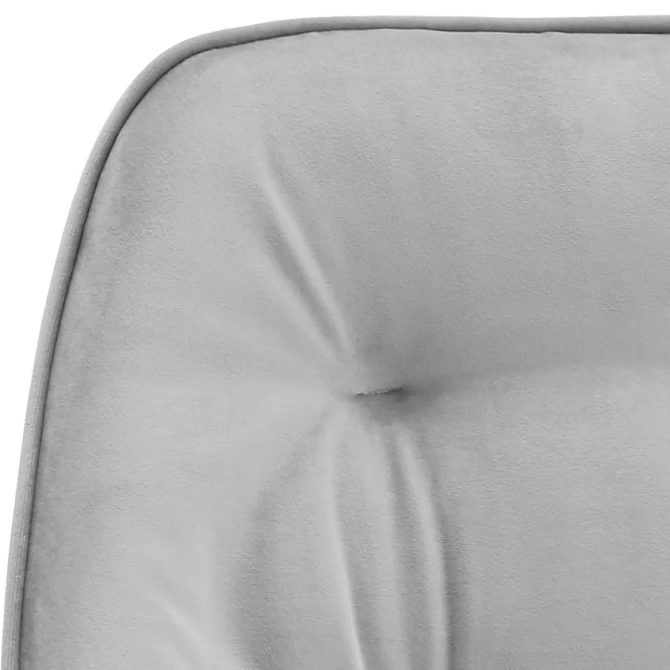 Sedia da Soggiorno in Legno Laccato e Seduta in Velluto Made in Italy - Attendo Viadurini