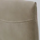 Sedia da Soggiorno in Similpelle con Gambe Laccate Made in Italy - Roslin Viadurini