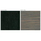 Sedia da Soggiorno in Tessuto e Legno Massello di Faggio Made in Italy - Rein Viadurini