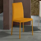 Sedia da Soggiorno Interamente Rivestita in Tessuto Made in Italy - Lorelai Viadurini