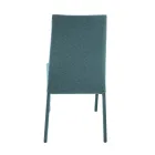 Sedia da Soggiorno Rivestita in Tessuto Made in Italy - Roslin Viadurini