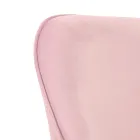 Sedia da Ufficio Base in Metallo e Seduta in Tessuto - Anguilla Viadurini