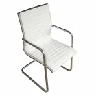 Sedia da Ufficio Ergonomica a Slitta con Braccioli Made in Italy - Filanna Viadurini