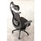 Sedia da Ufficio Operativa e Semidirezionale in Tecnoete Nera – Gerlanda Viadurini