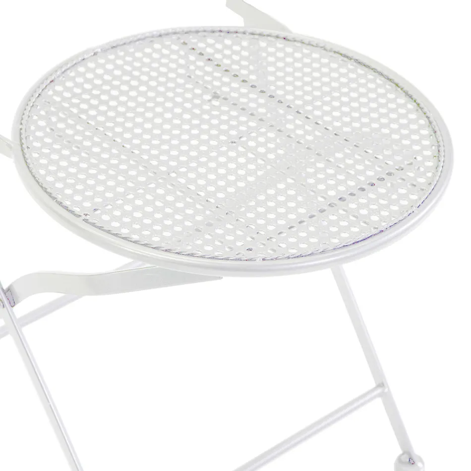 Sedia dallo Stile Classico Realizzata in Metallo - Crociera Viadurini