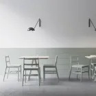 Sedia di Alta Qualità in Legno di Faggio Massello Made in Italy, 2 Pezzi - Nora Viadurini