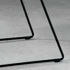 Sedia di design in metallo e tessuto prodotta in Italia Formia Viadurini