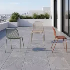 Sedia di Design per Interni ed Esterni in Polipropilene e Metallo - Chagall Viadurini