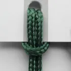 Sedia di Lusso con Braccioli in Faggio Sbiancato e Corda Made in Italy - Nora Viadurini