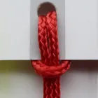 Sedia di Lusso con Braccioli in Faggio Sbiancato e Corda Made in Italy - Nora Viadurini