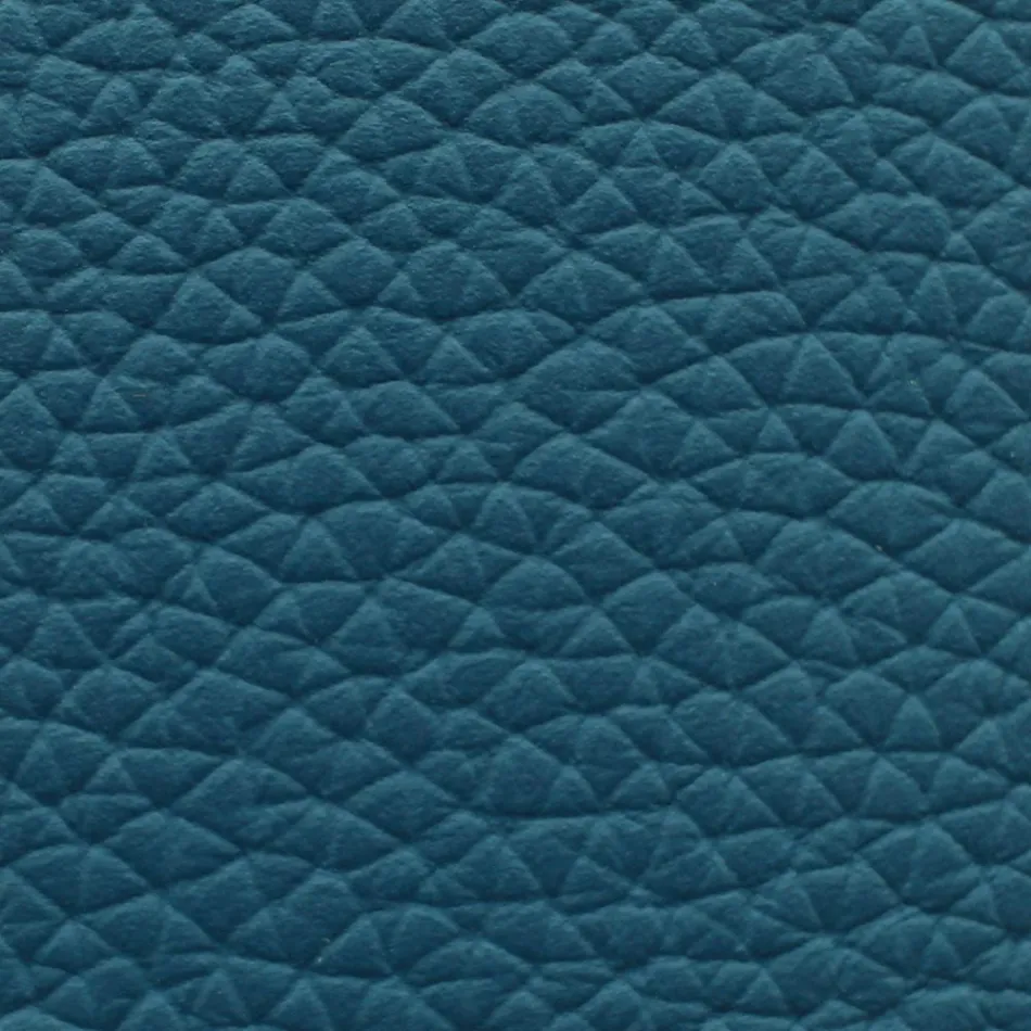 Sedia di Lusso in Pelle con Gambe in Metallo Made in Italy, 2 Pezzi - Molde Viadurini