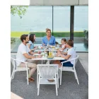 Sedia Esterno Impilabile con Braccioli Imbottita H 73cm  – Smart by Varaschin Viadurini