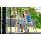 Sedia Esterno Impilabile con Braccioli Imbottita H 73cm  – Smart by Varaschin Viadurini