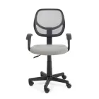 Sedia Girevole per Ufficio in Nylon e Tessuto a Rete di 3 Colori - Rasha Viadurini