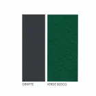 Sedia Impilabile da Esterno in Ferro con Cuscino Made in Italy 2 Pezzi - Allegra Viadurini