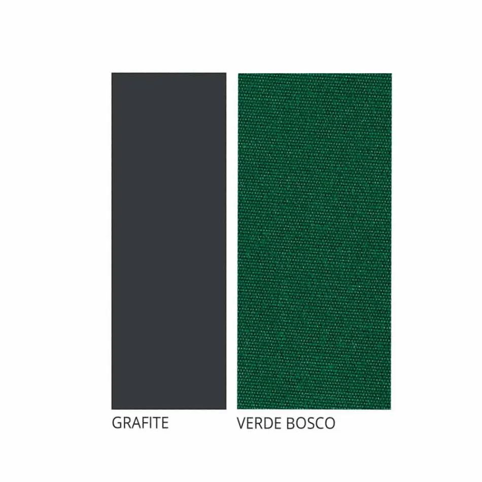 Sedia Impilabile da Esterno in Ferro con Cuscino Made in Italy 2 Pezzi - Allegra Viadurini