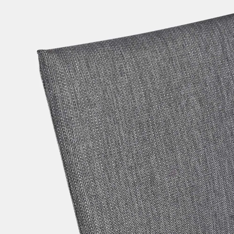 Sedia Impilabile da Esterno in Tessuto e Alluminio Verniciato, 4 Pezzi - Assia Viadurini