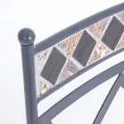 Sedia Impilabile da Giardino in Acciaio con o Senza Braccioli - Letizia Viadurini