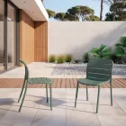 Sedia Impilabile da Giardino in Polipropilene Colorato di Design - Matisse Viadurini