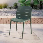 Sedia Impilabile da Giardino in Polipropilene Colorato di Design - Matisse Viadurini