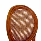 Sedia Impilabile da Soggiorno in Legno di Ailando e Paglia di Vienna - Laguna Viadurini