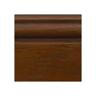 Sedia in Ecopelle Bianca e Legno Ciliegio Patinato Made in Italy - Dolomite Viadurini