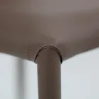 Sedia in ecopelle di design moderno Desio, per cucina o sala da pranzo Viadurini