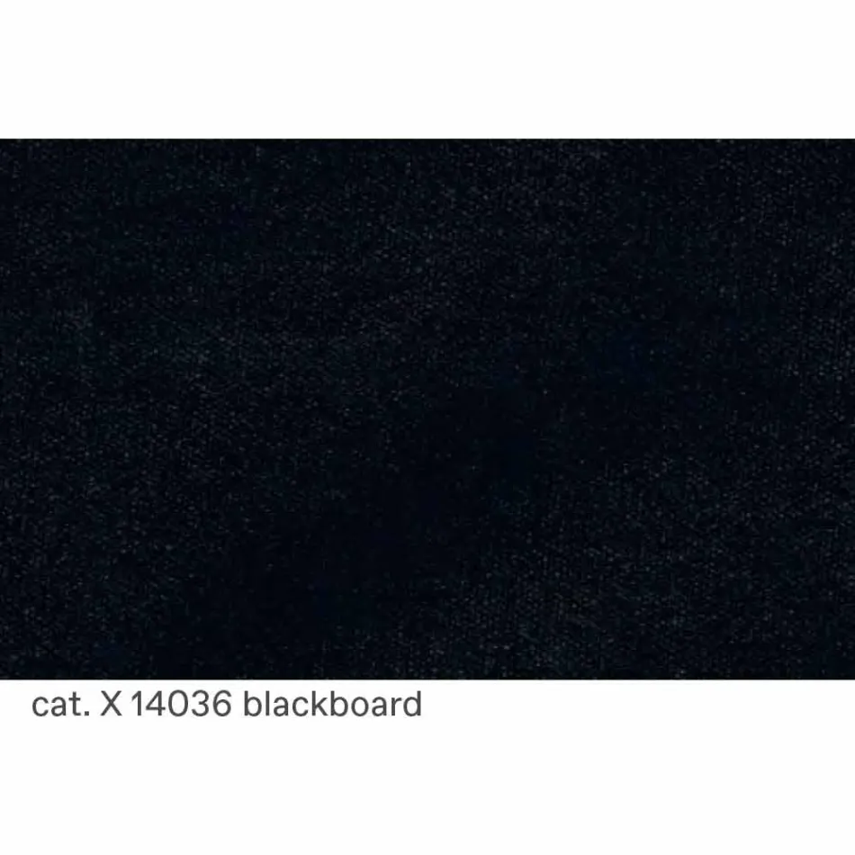 Sedia in Frassino Verniciato Nero con Seduta in Cotone Made in Italy - Merapio Viadurini