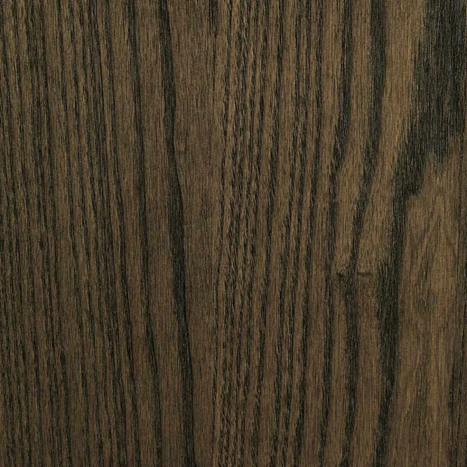 Sedia in Legno e Seduta in Ecopelle con Bottoni Design Italiano - Mircea Viadurini