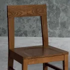 Sedia in Legno Masello di Faggio Design da Cucina Made in Italy - Sofia Viadurini