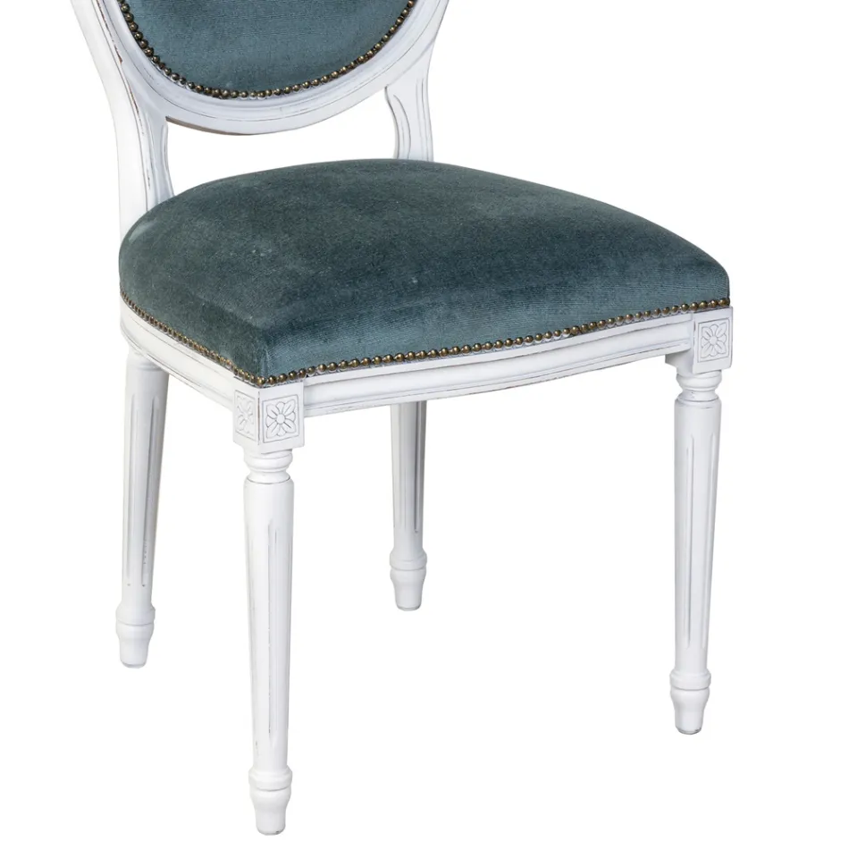 Sedia in Legno Massiccio di Faggio e Seduta in Gommapiuma Made in Italy - Lamiral Viadurini