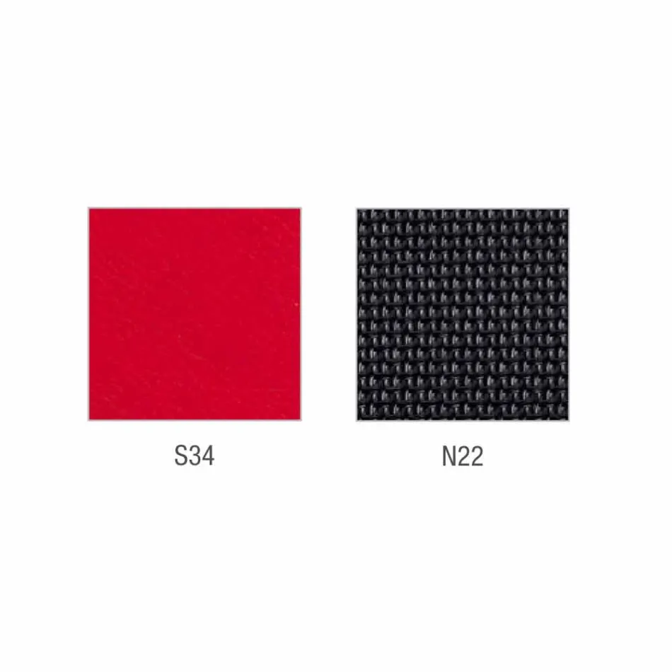 Sedia in similpelle semidirezionale ed operativa made in Italy Mina Viadurini