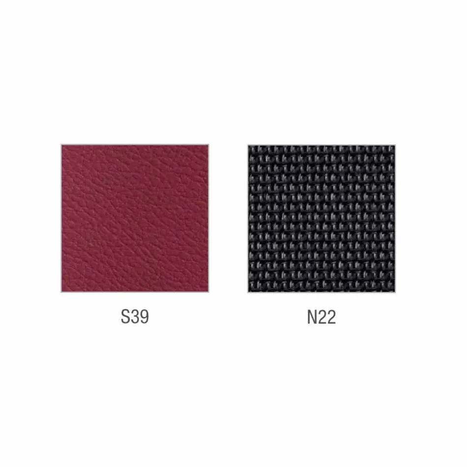 Sedia in similpelle semidirezionale ed operativa made in Italy Mina Viadurini