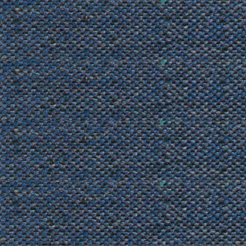 Sedia in Tessuto con Struttura in Metallo Nero di Lusso Made in Italy - Cacao Viadurini