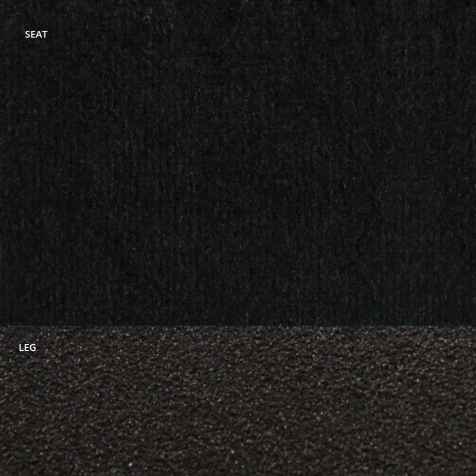 Sedia in Velluto e Acciaio Laccato RAL Made in Italy 4 Pezzi - Mariapina Viadurini