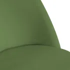 Sedia in Velluto e Struttura in Metallo di Diverse Finiture - Penna Viadurini